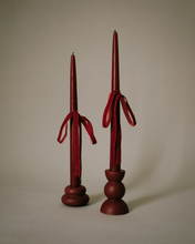 Cargar imagen en el visor de la galería, Candleholder duo in Burgundy
