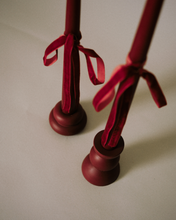 Cargar imagen en el visor de la galería, Candleholder duo in Burgundy
