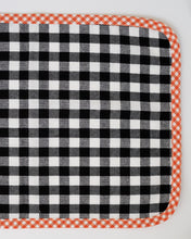 Load image into Gallery viewer, Closer Placemat / Black Vichy
