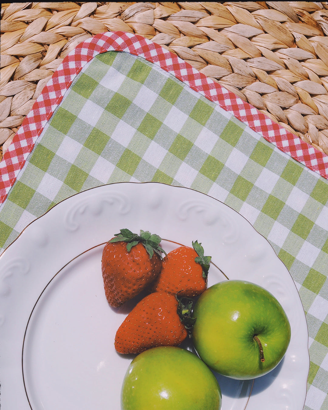 Closer Placemat / Green Vichy